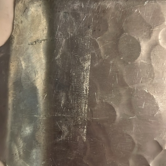 Vintage Metal Tray with Bird Design - Picture 5 of 5